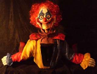 Zombie Clown Horror Ventriloquist Dummy Puppet Doll  