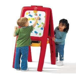   Step2 Easel For Two with Bonus Magnetic Letters/Numbers Toys & Games