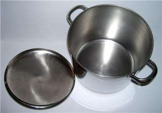 REVERE WARE 1801 ~ Stainless Steel & Copper Clad 12 Qt. STOCK POT 
