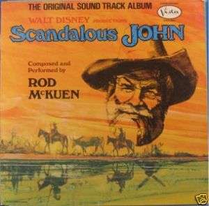 SCANDALOUS JOHN SOUNDTRACK, ROD MCKUEN   LP  
