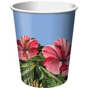  Polynesian Parrot Party 9oz Paper Cups 8 Per Pack Toys 