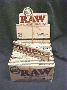 24 in box Raw Rolling Papers king size +TIPS organic  