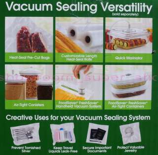 New FoodSaver 3800 Vacuum Sealer Kit Food Saver Smart Sealing System 