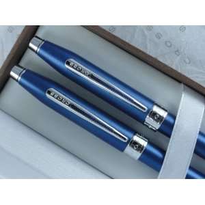   III Limited Edition Royal Blue Pen Pencil Set: Health & Personal Care