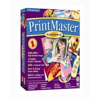 Broderbund PrintMaster Platinum 16.0 by Encore Software (Windows 2000 