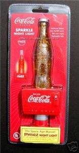 NEW LAVA Coca Cola SPARKLE Coke Night Light Bottle NIB  