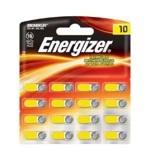  Energizer Hearing Aid Batteries, Size 10 16ct (Quantity of 