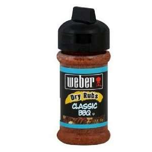 Weber Classic BBQ Dry Rub 3.25 Oz. Container  Grocery 