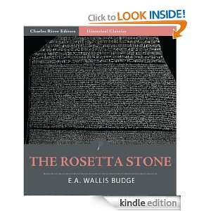 The Rosetta Stone (Illustrated) E.A. Wallis Budge, Charles River 