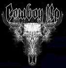 NWT Mens S Boys XL black SMOKE SKULL Western Cowboy Up SS T Shirt C36