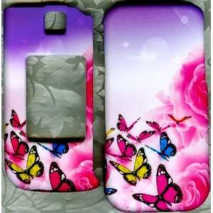 Butterfly rose cute Samsung Alias 2 U750 verizon phone case hard cover
