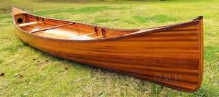   Built Canoe 18 Feet Wooden Boat WITHOUT RIBS Grande Canoes New  