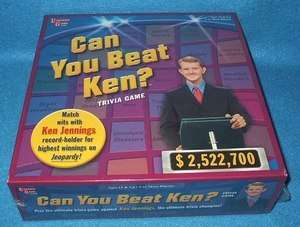Can You Beat Ken Jeopardy Question Trivia Board Game  