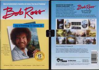 New Bob Ross Joy of Oil Painting TV Series 26 DVD ART  