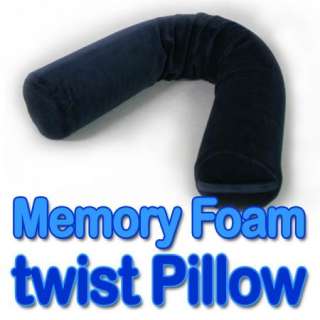 Memory Foam Twist Travel Neck Pillow Surprise Stability  