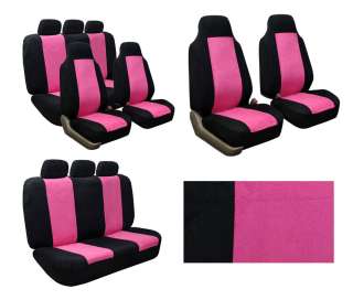 Pink Color Suede Seat Cover Universal seat cover  