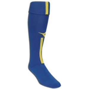  Diadora Azzurri Soccer Socks (Royal/Yellow): Sports 