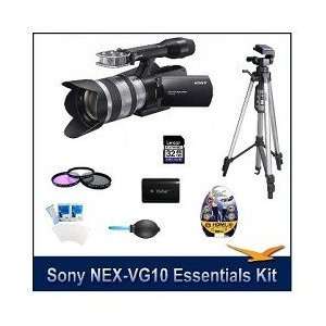  Sony NEXVG10 Full HD Interchangeable Lens Camcorder (Black 