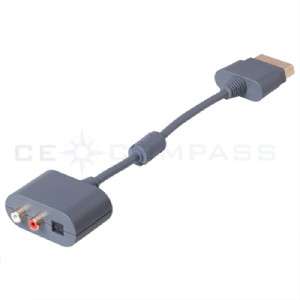 New HDMI HD AV Optical Audio Adapter cable For Microsoft XBOX 360 
