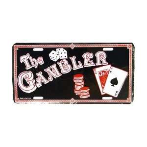  The Gambler Dice Poker License Plate