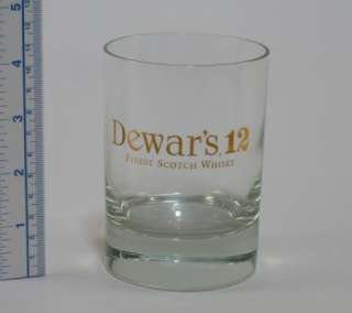 Dewars 12 Finest Scotch Whisky Glass  