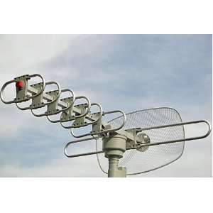   Outdoor Antenna HD DTV UHF VHF FM Amplified   Quantum FX ANT105