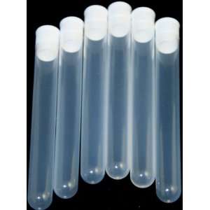  Plastic Polypropylene Test Tubes 12x75mm, w/Caps:pk/500 