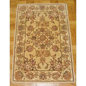 100149   Rug Depot Area Rug   2 x 3   Beige Background   Handtufted 