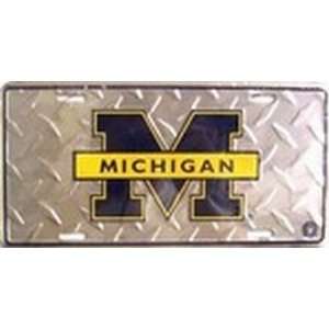 Michigan Wolverines College License Plate Plates Tags Tag auto vehicle 