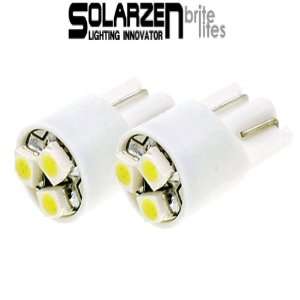  Solarzen T10 Wedge SMD LED Bulb White Light Lamp. Pair 