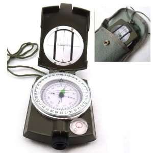  +new military hiking camping metal army lens map compass 