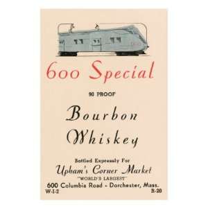  600 Special Bourbon Whiskey Premium Poster Print, 12x16 